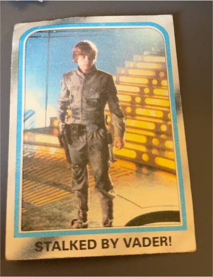 1980 Topps Star Wars Empire Strikes Back #215 Stalked By Vader! — front