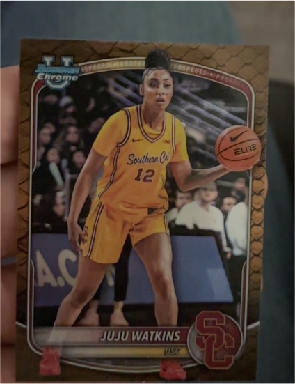 2025-26 Bowman Chrome #BCP-96 Juju Watkins — front
