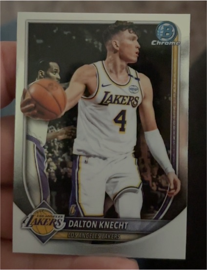 2025-26 Bowman Chrome #BCV-194 Dalton Knecht — front
