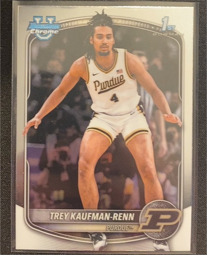 2025-26 Bowman Chrome #BCP-21 Trey Kaufman-Renn — front