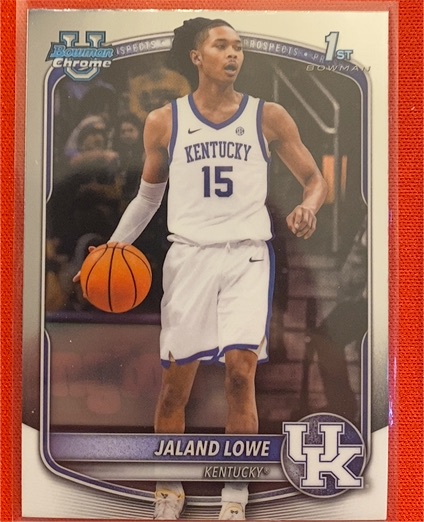 2025 Bowman Chrome #BCP-23 Jaland Lowe — front