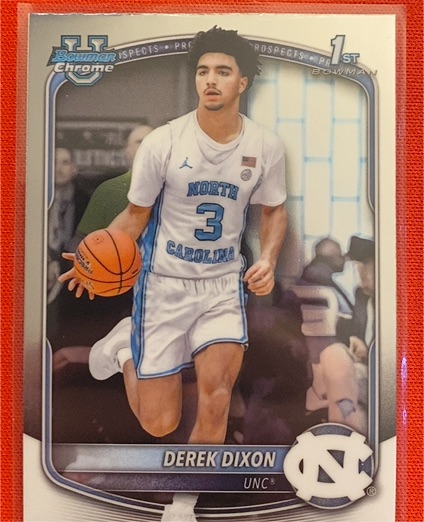 2025 Bowman Chrome #BCP-37 Derek Dixon — front