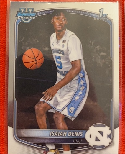 2025 Bowman Chrome #BCP-49 Isaiah Denis — front