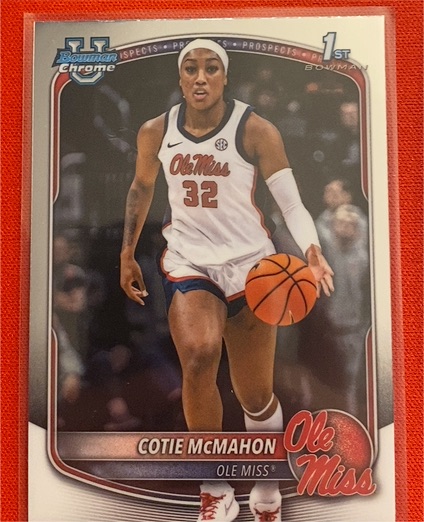 2025-26 Bowman Chrome Basketball #BPP-30 Cotie McMahon — front