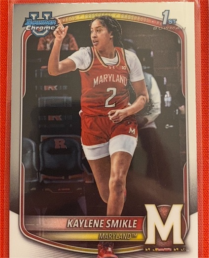 2025-26 Bowman Chrome Basketball #BCP-39 Kaylene Smikle — front