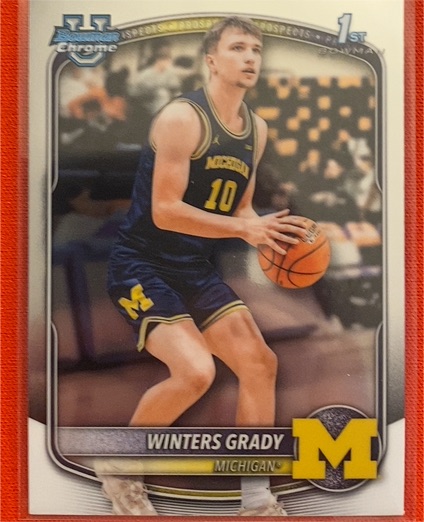 2025 Bowman Chrome #BCP-67 Winters Grady — front