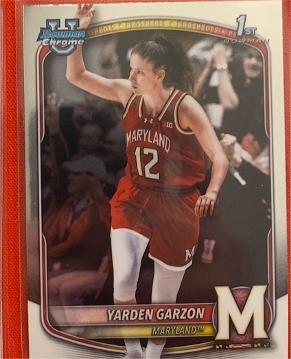 2025-26 Bowman Chrome U #BCP-68 Yarden Garzon — front