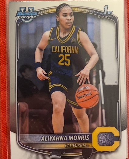 2025 Bowman Chrome #BCP-76 Aliyahna Morris — front