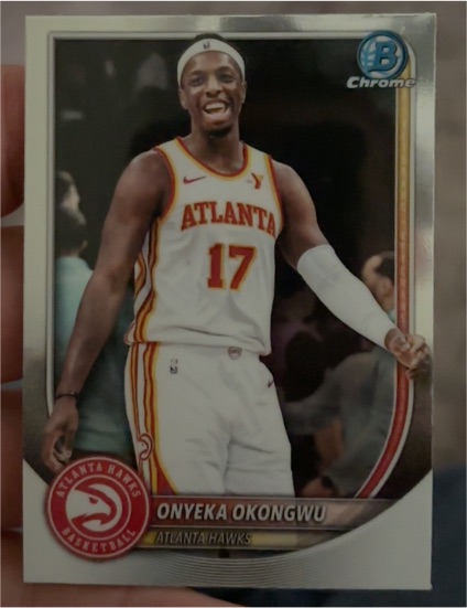2025-26 Bowman Chrome #BCV-167 Onyeka Okongwu — front