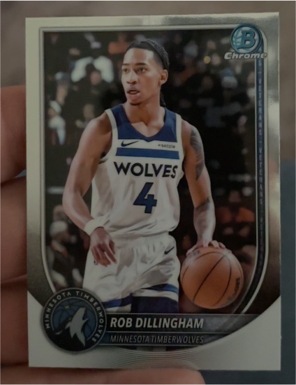2025-26 Bowman Chrome #BCV-182 Rob Dillingham — front