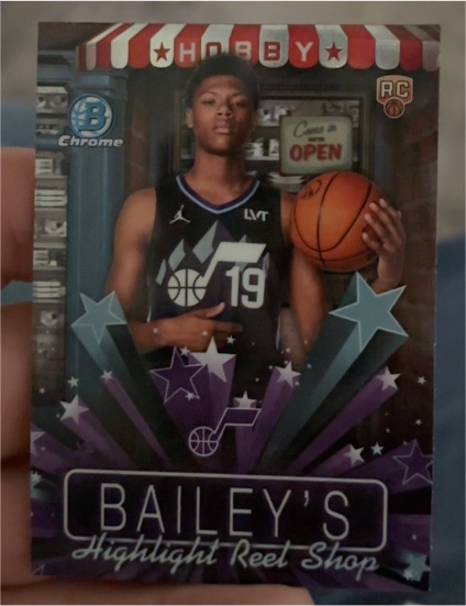 2025-26 Bowman Chrome #HS-9 Ace Bailey — front