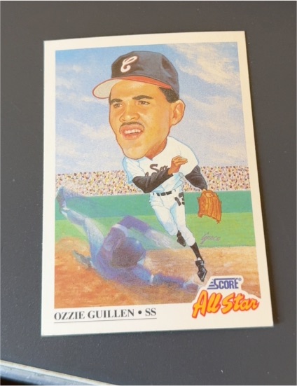1991 Score #394 Ozzie Guillen — front