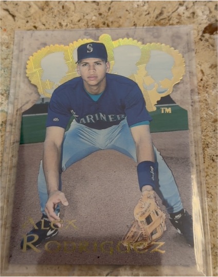 1995 Pacific Gold Crown Die-Cut #17 Alex Rodriguez — front