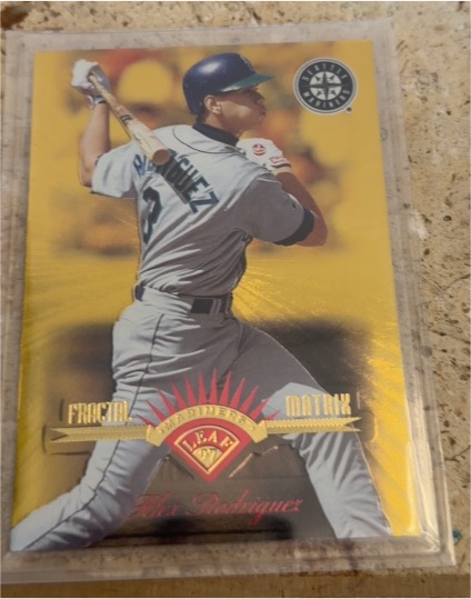 1997 Leaf #16 Alex Rodriguez — front