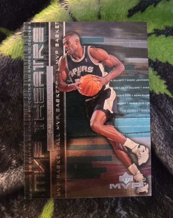 1999-00 Upper Deck MVP MVP Theatre #M5 David Robinson — front