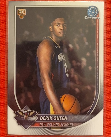 2025-26 Bowman Chrome #BCV-13 Derik Queen — front