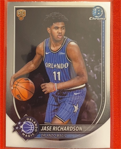 2025-26 Bowman Chrome #BCV-25 Jase Richardson — front