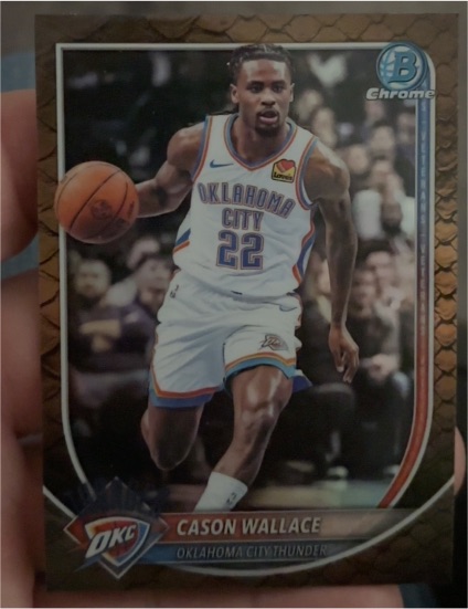 2025-26 Bowman Chrome #BCV-185 Cason Wallace — front
