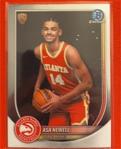 2025-26 Topps Bowman Chrome #BCV-23 Asa Newell — front