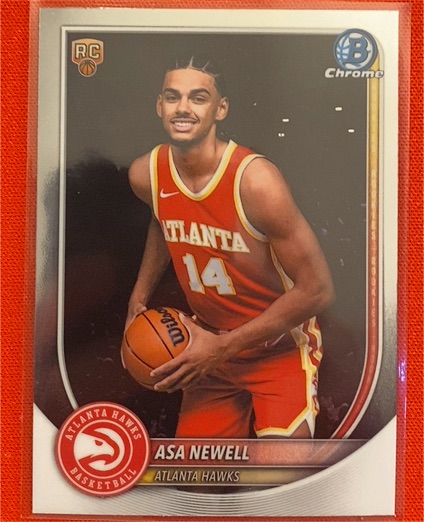 2025-26 Bowman Chrome #BCV-23 Asa Newell — front