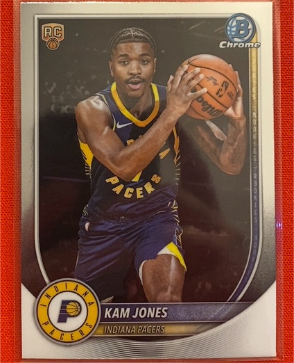 2025-26 Bowman Chrome #BCV-39 Kam Jones — front