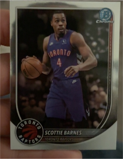 2025 Bowman Chrome #BCV-68 Scottie Barnes — front