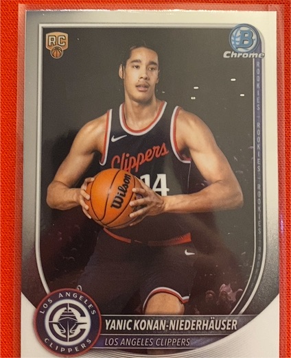 2025-26 Bowman Chrome #30 Yanic Konan-Niederhäuser — front