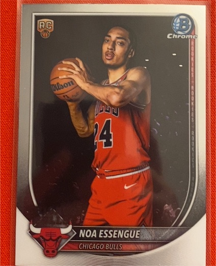 2025-26 Bowman Chrome #BCV-12 Noa Essengue — front