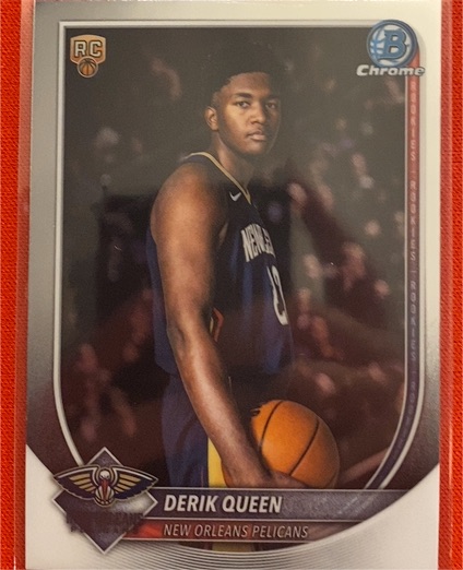2025-26 Bowman Chrome #BCV-13 Derik Queen — front