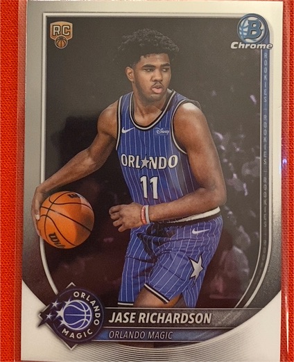 2025-26 Bowman Chrome #25 Jase Richardson — front