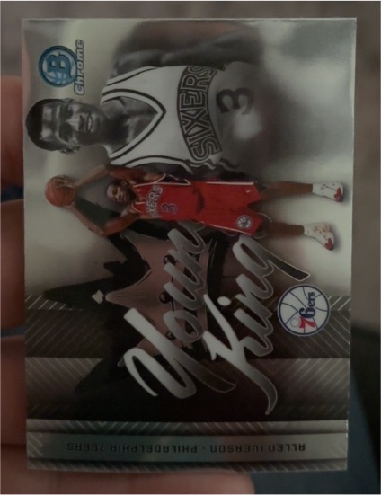 2025 Bowman Chrome Young Kings #YK-16 Allen Iverson — front