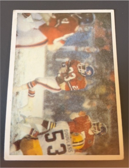 1966 Philadelphia #130 New York Giants vs Washington Redskins — front