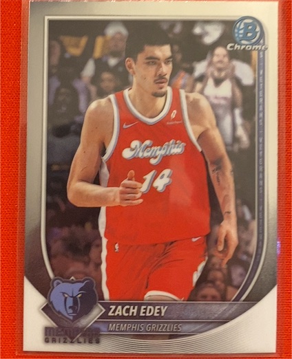 2025-26 Topps Bowman Chrome #BCV-139 Zach Edey — front