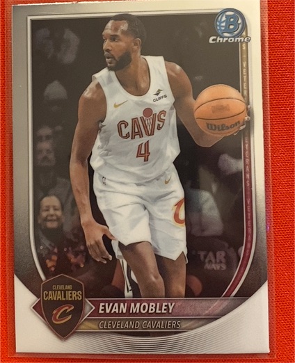 2025-26 Bowman Chrome #BCV-93 Evan Mobley — front