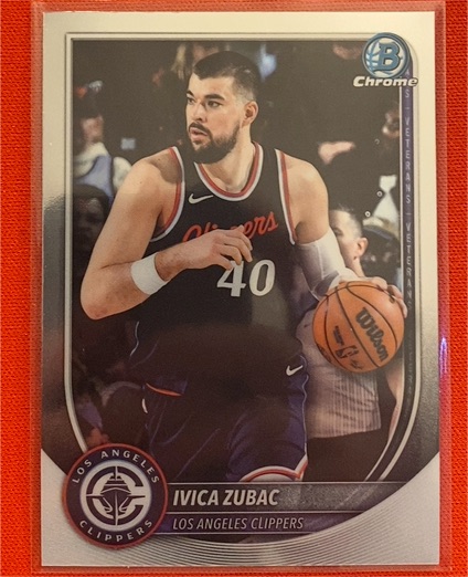 2025-26 Topps Bowman Chrome #BCV-120 Ivica Zubac — front