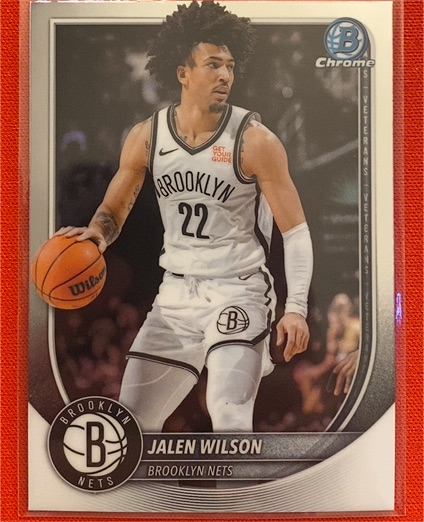 2025-26 Bowman Chrome #BCV-60 Jalen Wilson — front