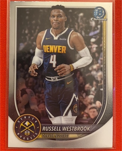 2025-26 Bowman Chrome #BCV-102 Russell Westbrook — front
