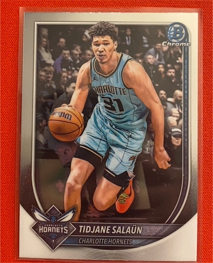 2025-26 Bowman Chrome #BCV-169 Tidjane Salaün — front