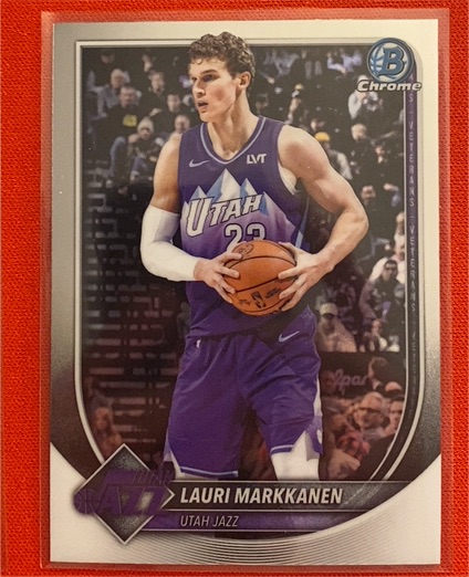 2025-26 Topps Bowman Chrome #BCV-112 Lauri Markkanen — front