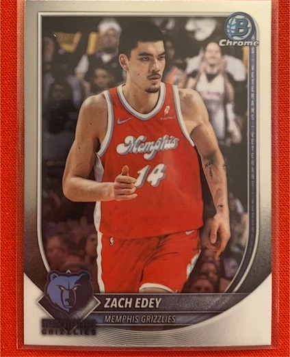 2025-26 Topps Bowman Chrome #BCV-139 Zach Edey — front