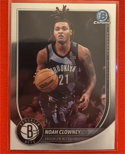2025-26 Bowman Chrome #BCV-151 Noah Clowney — front