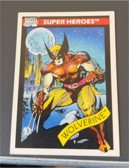 1990 Impel Marvel Universe Super Heroes #10 Wolverine — front