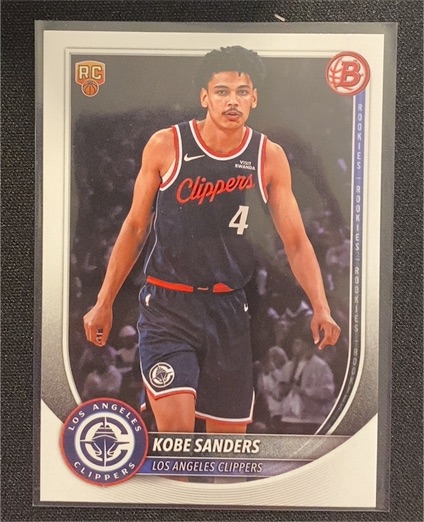 2025-26 Bowman #47 Kobe Sanders — front
