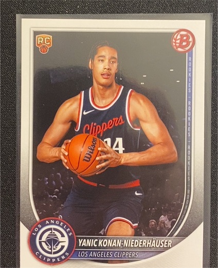 2025-26 Bowman #30 Yanic Konan-Niederhäuser — front