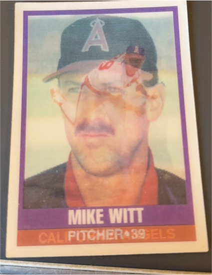 1988 Sportflics #32 Mike Witt — front