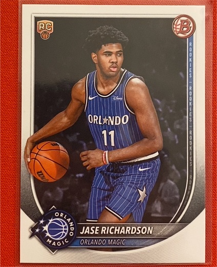 2025-26 Bowman #25 Jase Richardson — front