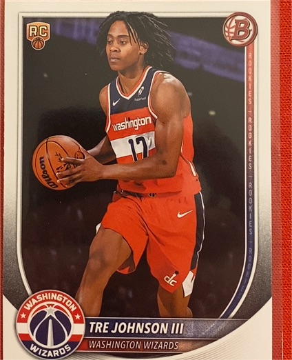 2025-26 Bowman #6 Tre Johnson III — front