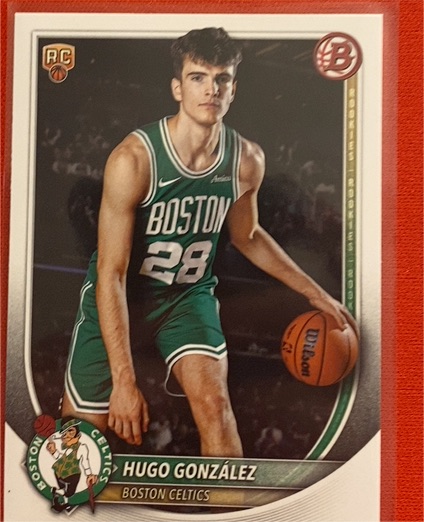 2025-26 Bowman #28 Hugo González — front