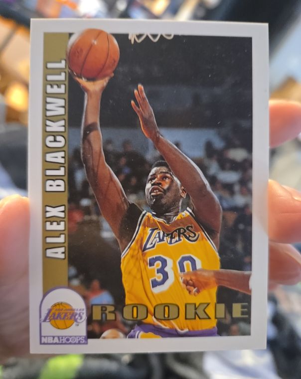 1992-93 NBA Hoops #408 Alex Blackwell — front