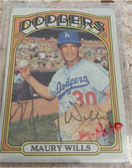 1972 Topps #437 Maury Wills — front